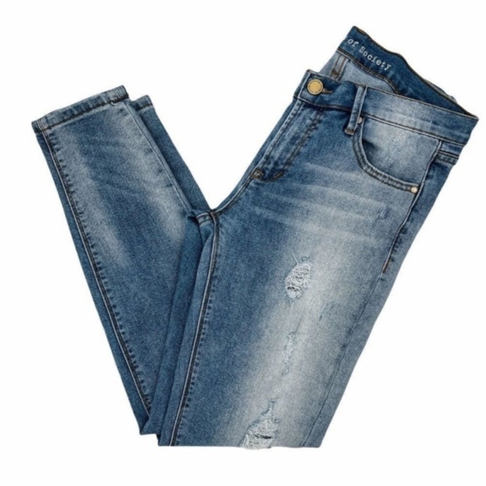 Articles of Society‎ Light Wash Blue Distressed Ski